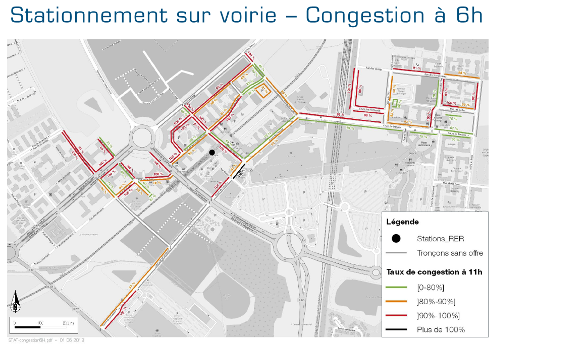 Etude de stationnement du centre urbain du Val d’Europe